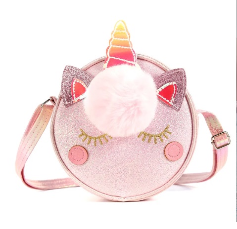 Cute Unicorn Crossbody Glitter Bag or Single Shoulder 