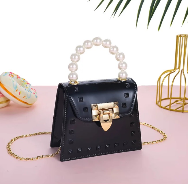Mini Princess Square Jelly and Pearl Handle