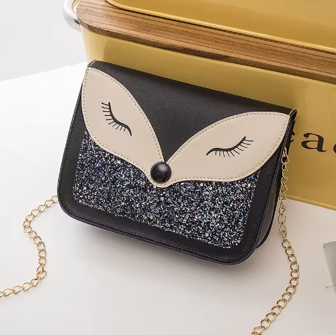 Fox Enchantment with Fine Sequins