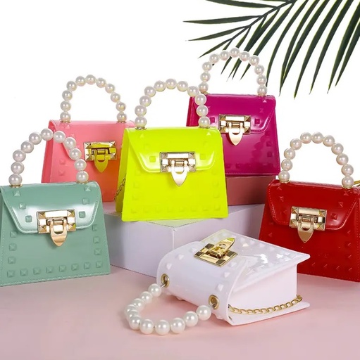 Mini Princess Square Jelly and Pearl Handle