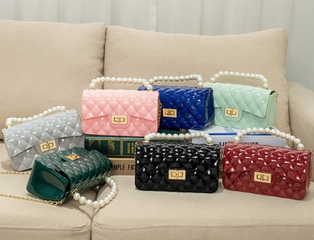 Quilted Rectangular Mini Jelly Bag