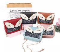 Fox Enchantment with Fine Sequins