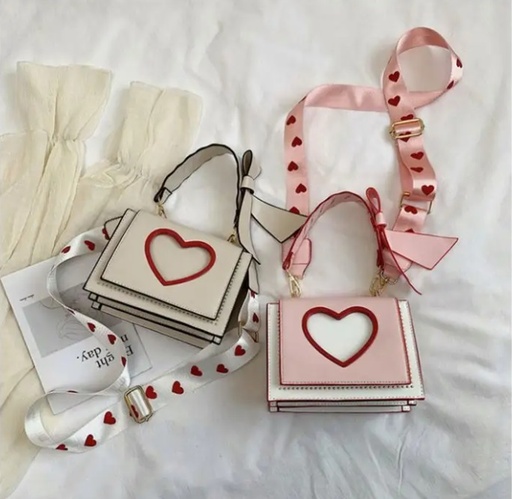 Luxury Women's Heart-Shaped Wild Strap Handbag and Crossbody